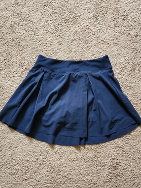 NIKE women's Dri-FIT tennis Golf athletic skort skirt Navy Pickleball S